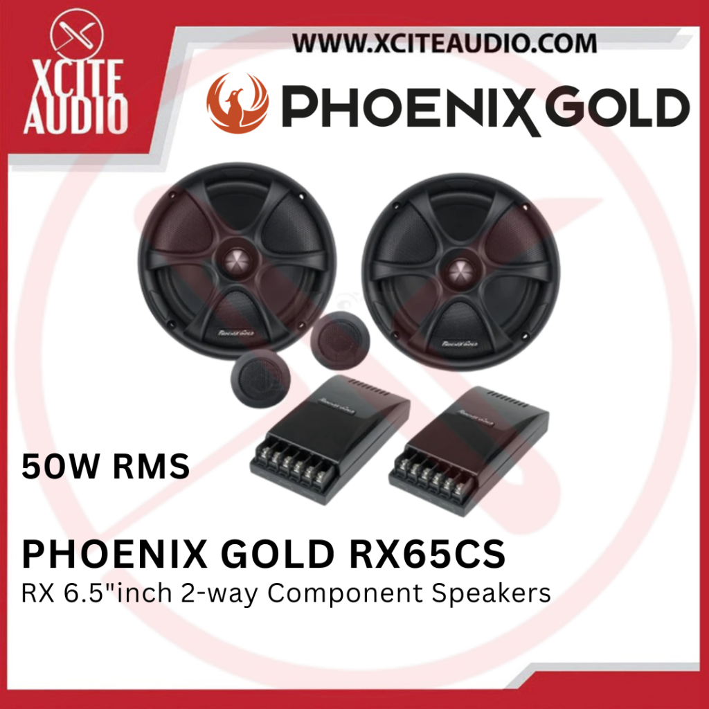 Phoenix Gold RX65CS 6.5"inch 2Way Component Speakers Shopee Malaysia