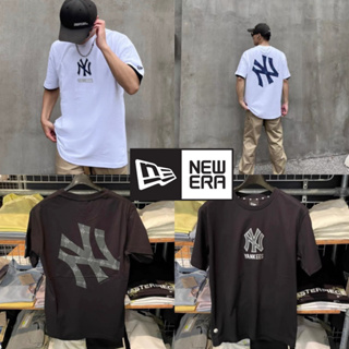 NEW ERA MLB BIG LOGO OVERSIZED TEE NEYYAN BLK, Black Men's T-shirt