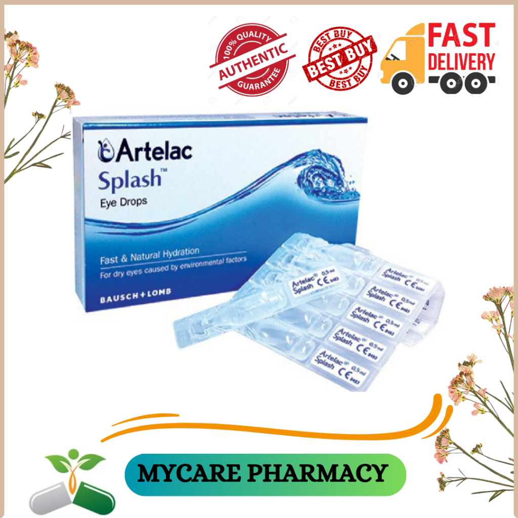 ARTELAC SPLASH EYE DROPS 0.5ML 30'S Shopee Malaysia