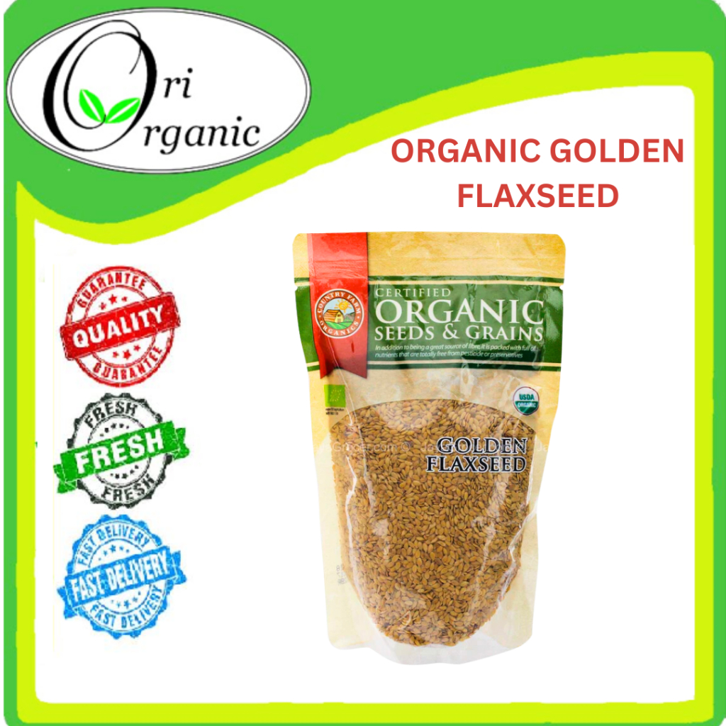 COUNTRY FARM ORGANIC GOLDEN FLAXSEED (250g) Exp 3/2026 FLAX SEED ...