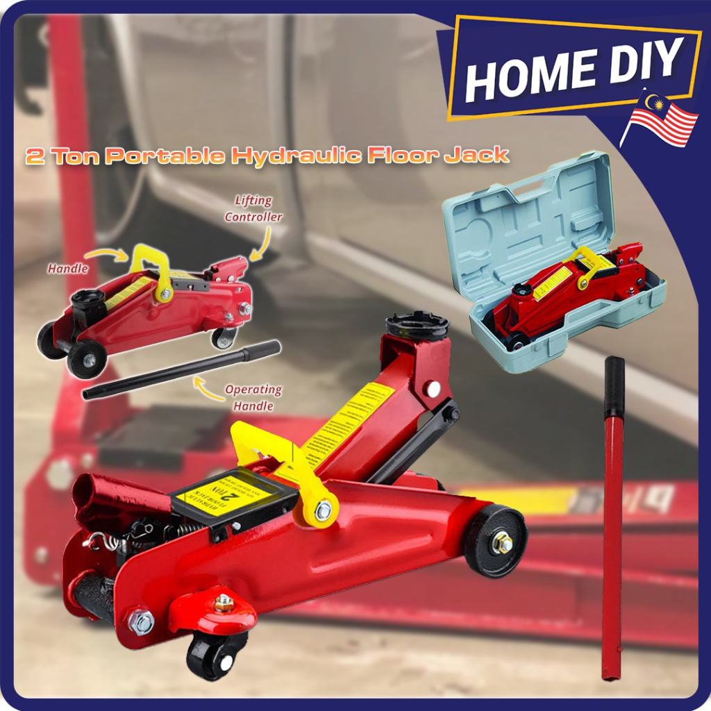 2 Ton Portable Hydraulic Floor Jack / Car Jack / Heavy Duty Car Repair