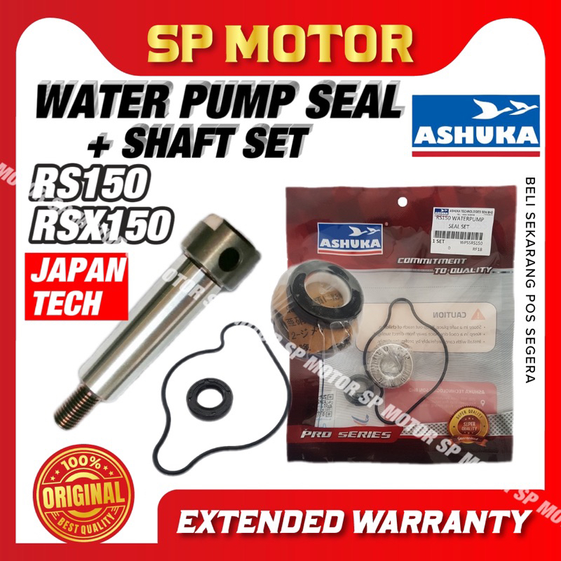 Honda Rs150 Rsx150 Water Pump Seal Rs150 Set Water Pump Shaft Sub Saf Oil 100 Ori Ashuka Rs 5847