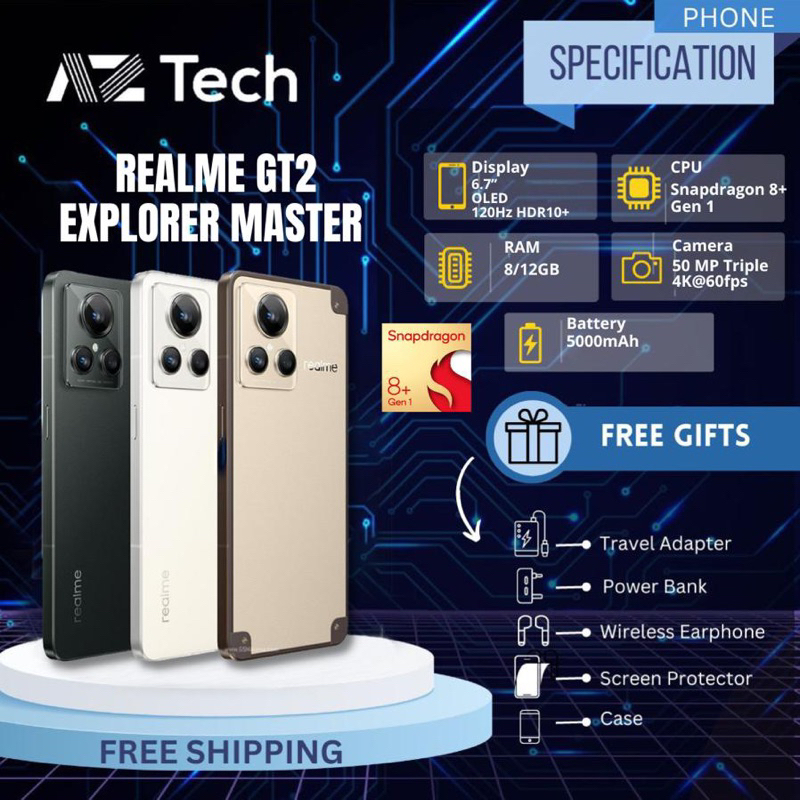 Realme GT 2 Master Explorer Edition with 1 Year Warranty | Shopee Malaysia