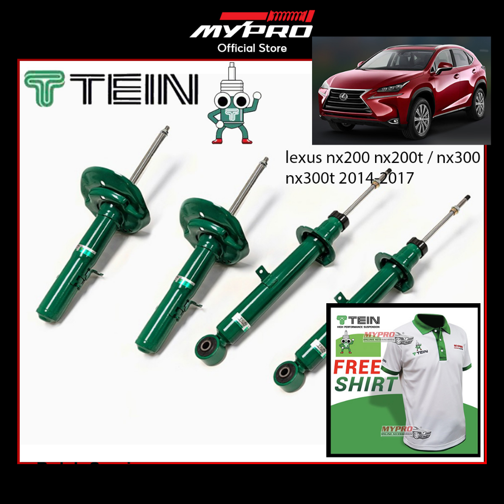 TEIN EnduraPro Front Shock Absorber Kit - 2014-2017 Lexus NX200T FWD/AWD (AGZ10)