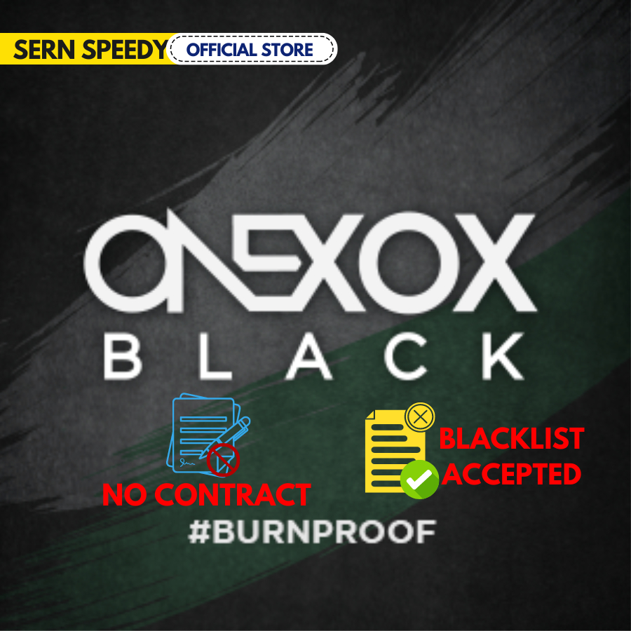 ONEXOX BLACK POSTPAID B39DB 60GB Simkad Unlimited Call dan