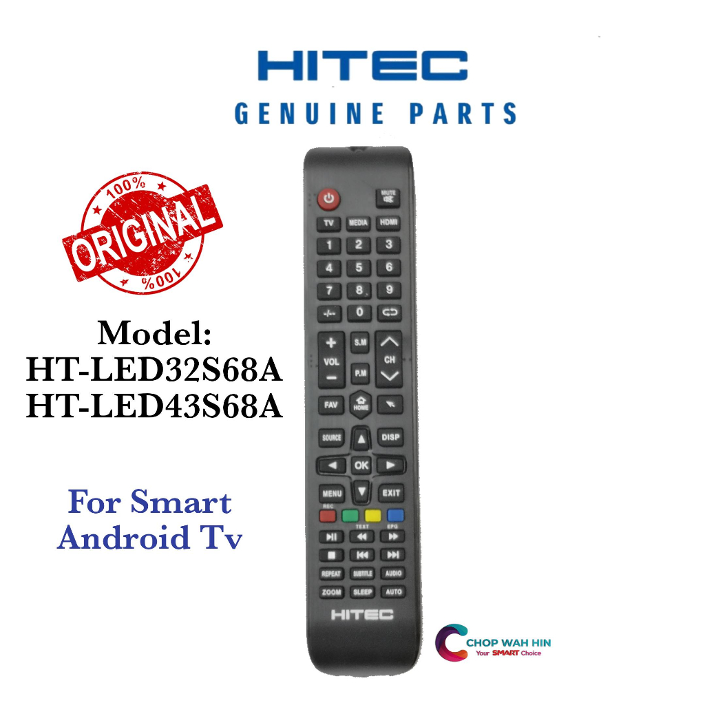Hitec Android Tv Remote Control HT-LED32S68A / HT-LED43S68A Alat ...