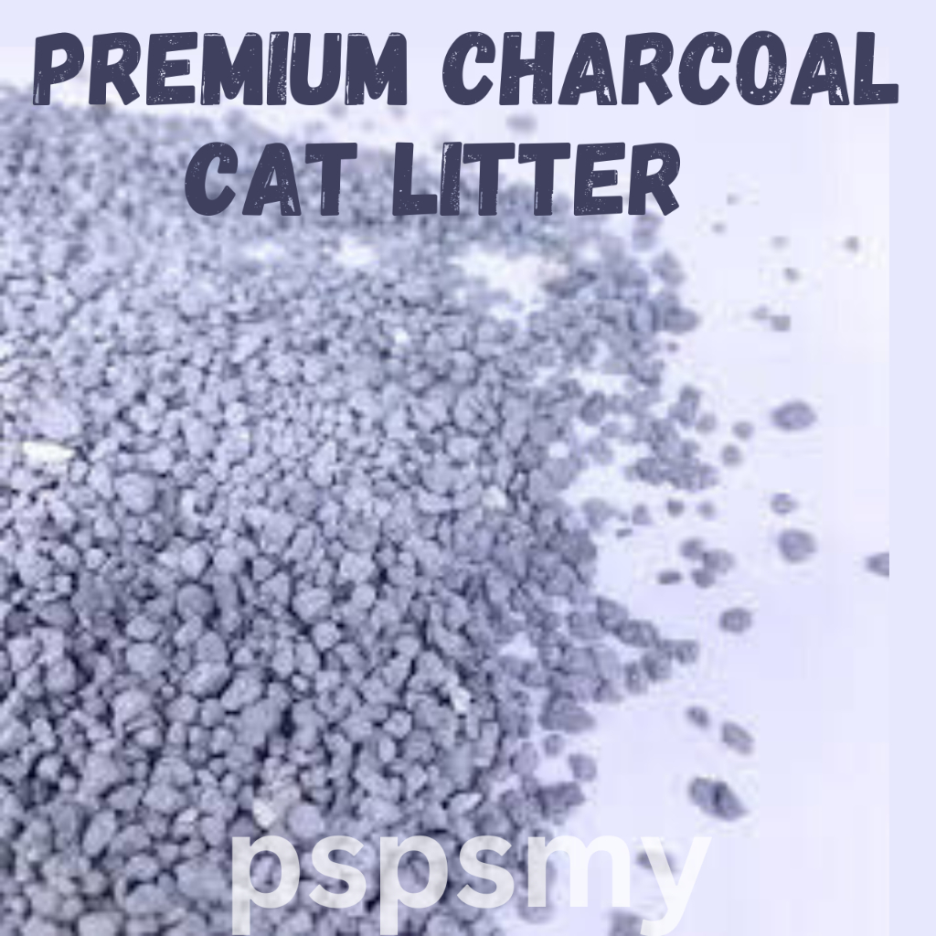Super Premium Bentonite Natural Charcoal Carbon Cat Litter 10L MultiCat Formula Pasir Kucing