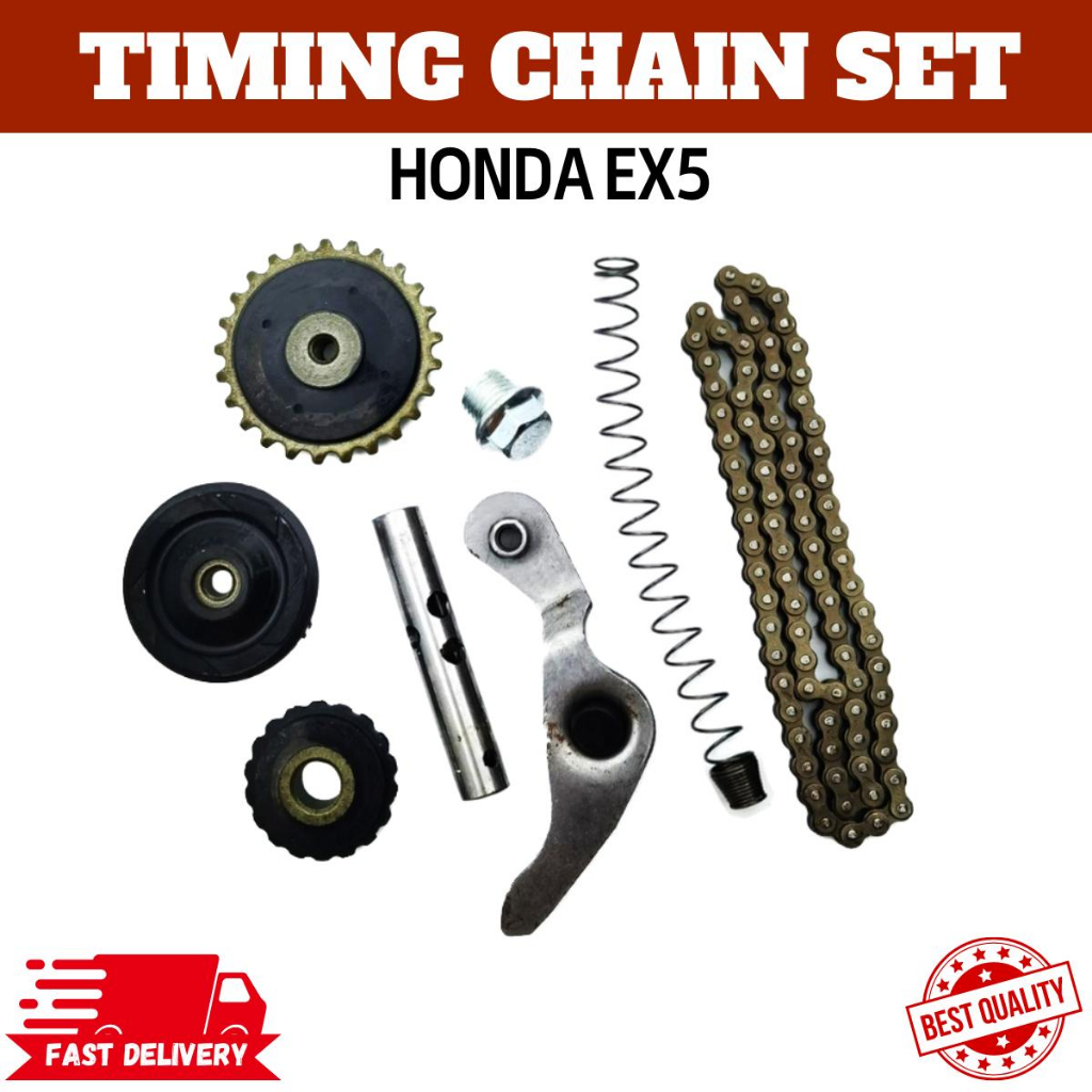 HONDA EX5 HP TIMING CHAIN 1 SET LANTAI KECII RANTAI EX5 OLD HIGH POWER