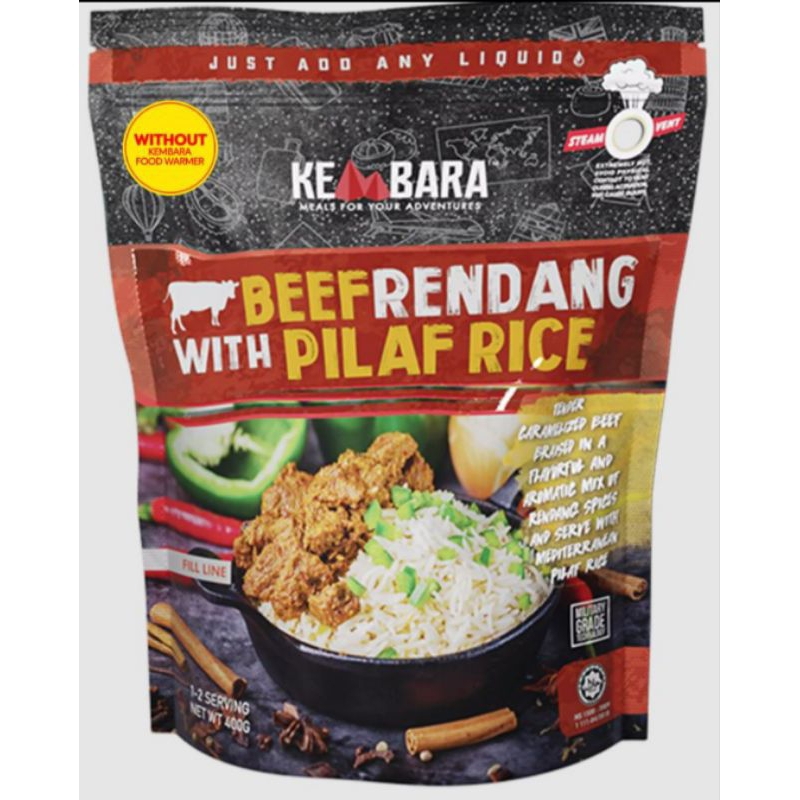 Beef Rendang with Pilaf Rice (Kembarameals) | Shopee Malaysia