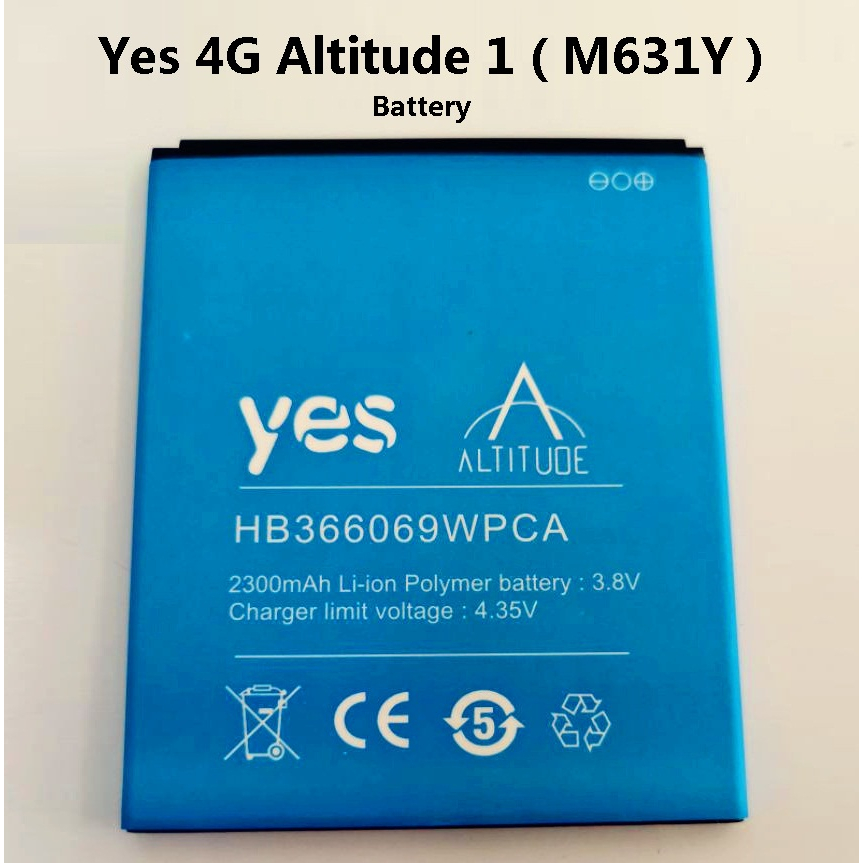 YES Altitude 1 ( M631 , M631Y ) / Altitude 1st Gen Battery 3.8V 2300mAh ...