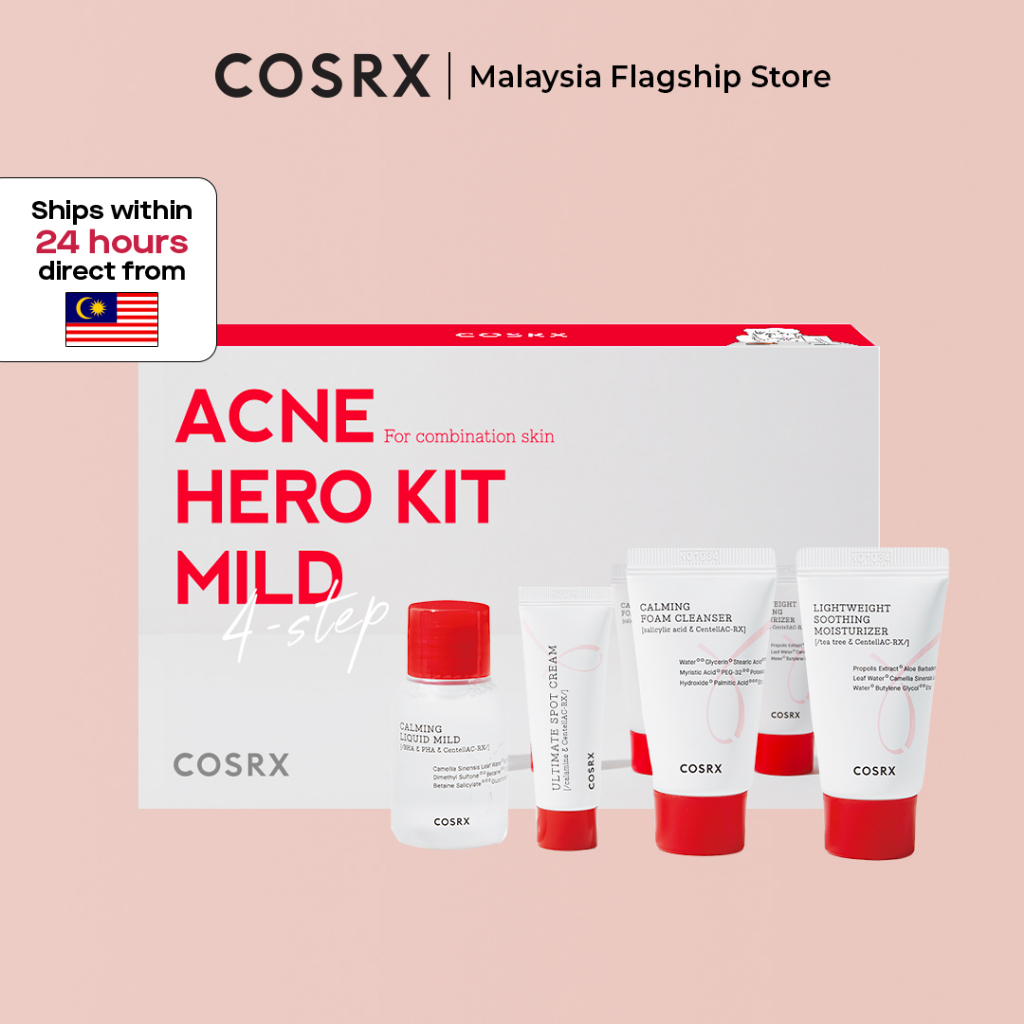 COSRX Acne Hero Kit Mild 4Step Shopee Malaysia