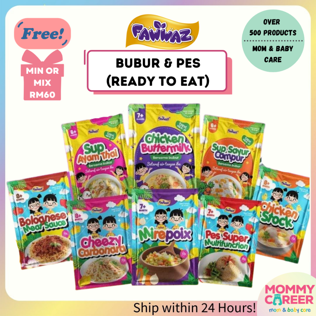 Baby Food Fawwaz RTE Ready to Eat Pes Segera Sedia di Makanan Bayi ...