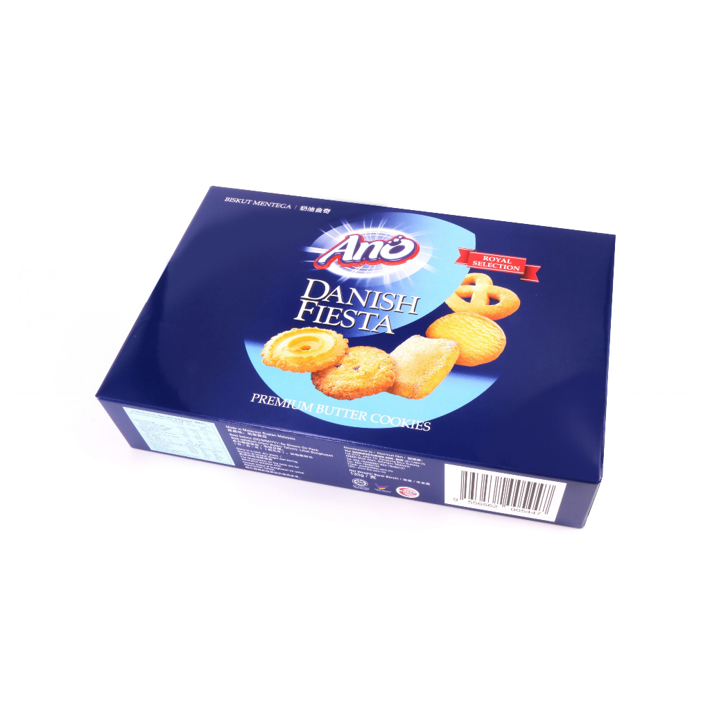 [GIFT BOX] ANO Danish Fiesta Butter Cookies 135g HEALTHY SNACK