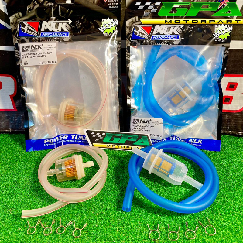 NLK FUEL FILTER BESAR KECIK WITH HOSE SET UNIVERSAL 61CM | Shopee Malaysia