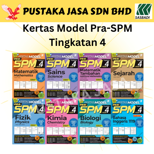 [jasa] Sasbadi Buku Latihan Kertas Model Pra Spm Tingkatan 4 2023