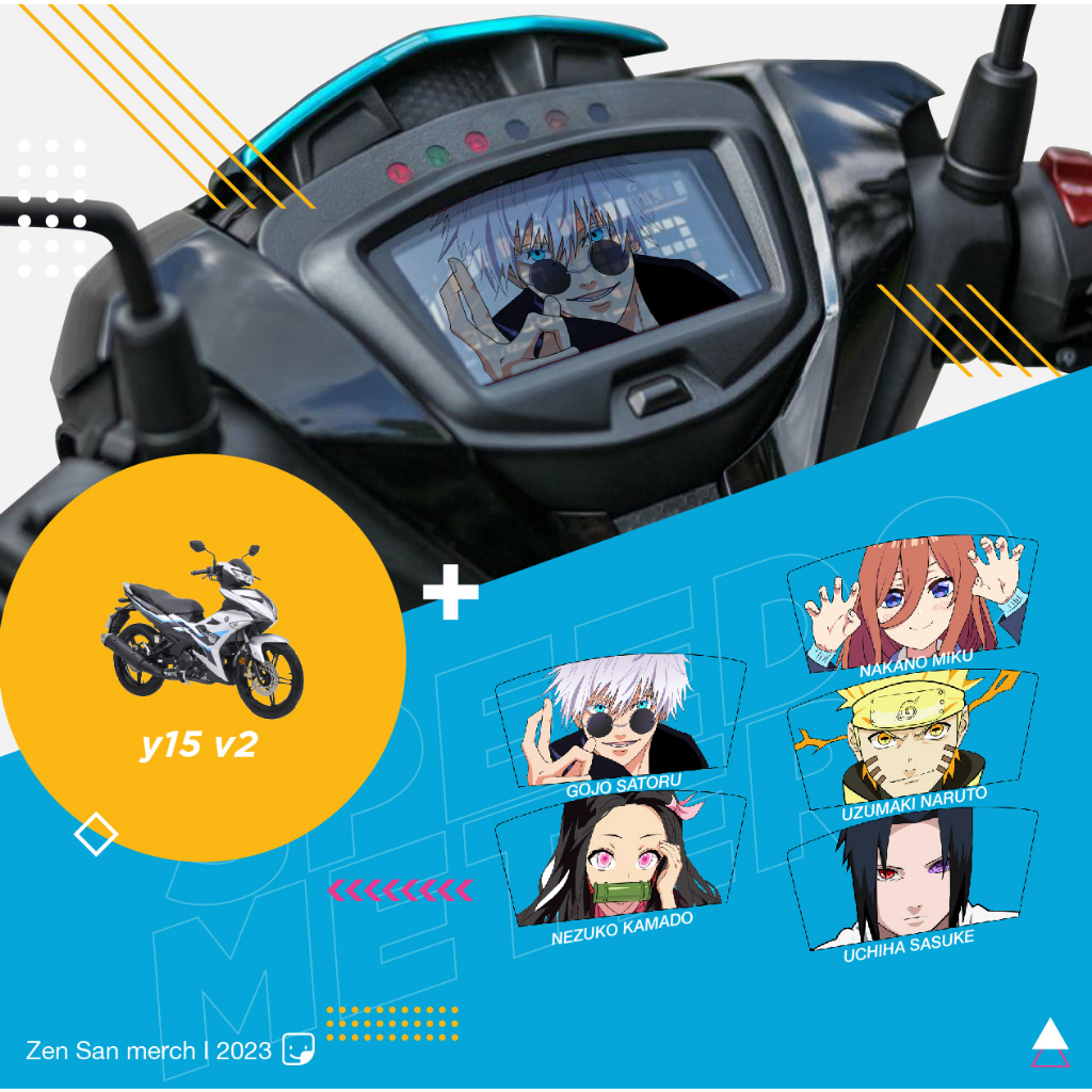 Anime Speedometer sticker for Y15 Y16 LC135 RS150 | Shopee Malaysia