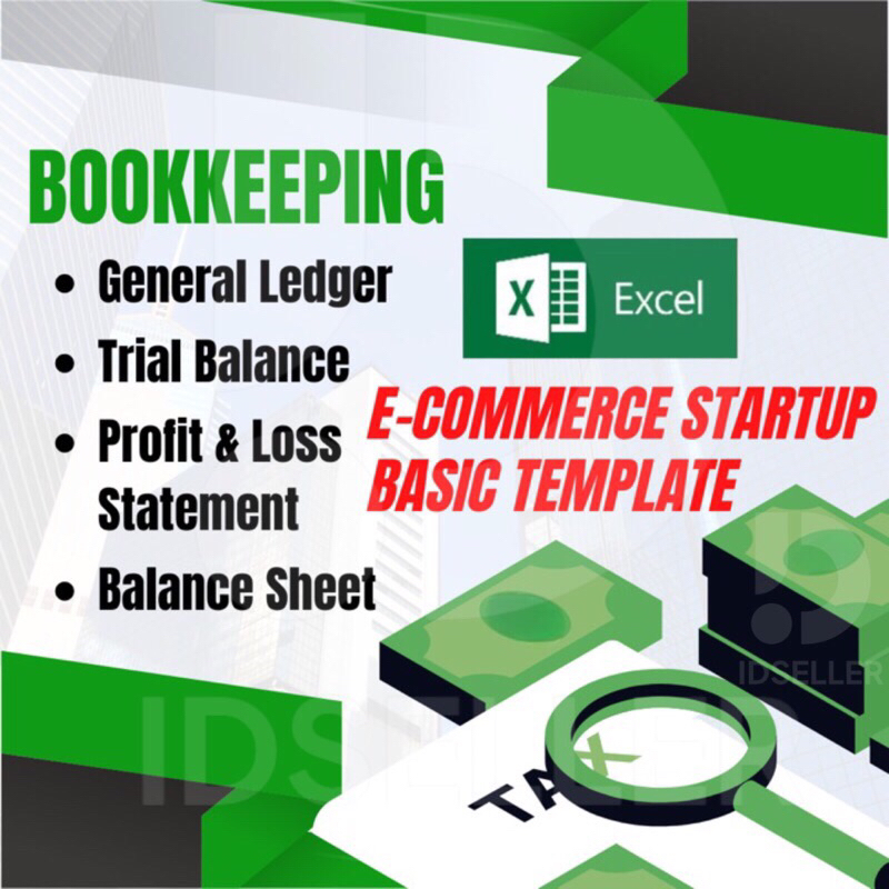 Bookkeeping Simple Excel General Lejar Trial Balance Small