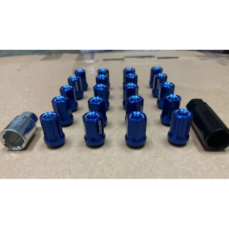 20pcs heavy duty wheel nut lock sport rim m12x1.5 proton perodua toyota