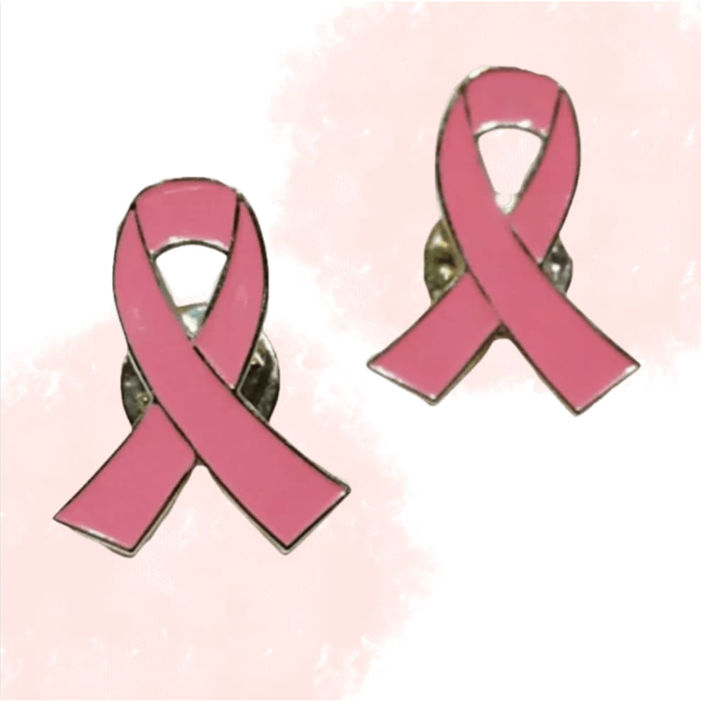 Pink Ribbon Brooch Breast Cancer Pins Breast Cancer Awareness Enamel ...