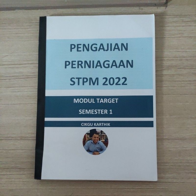 [USED]NOTA MODUL TARGET STPM PENGAJIAN PERNIAGAAN CIKGU KARTHIK ...