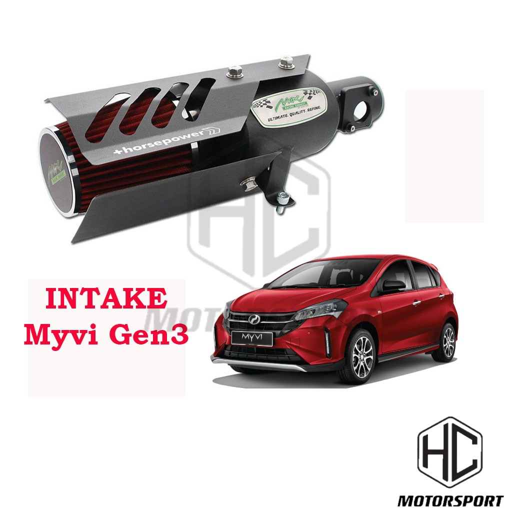 Max Racing Myvi Gen 3 & Bezza MG3 Intake System Black Series | Shopee ...