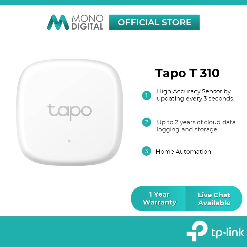 Buy the TP-Link Tapo Smart Temperature & Humidity Sensor (T310