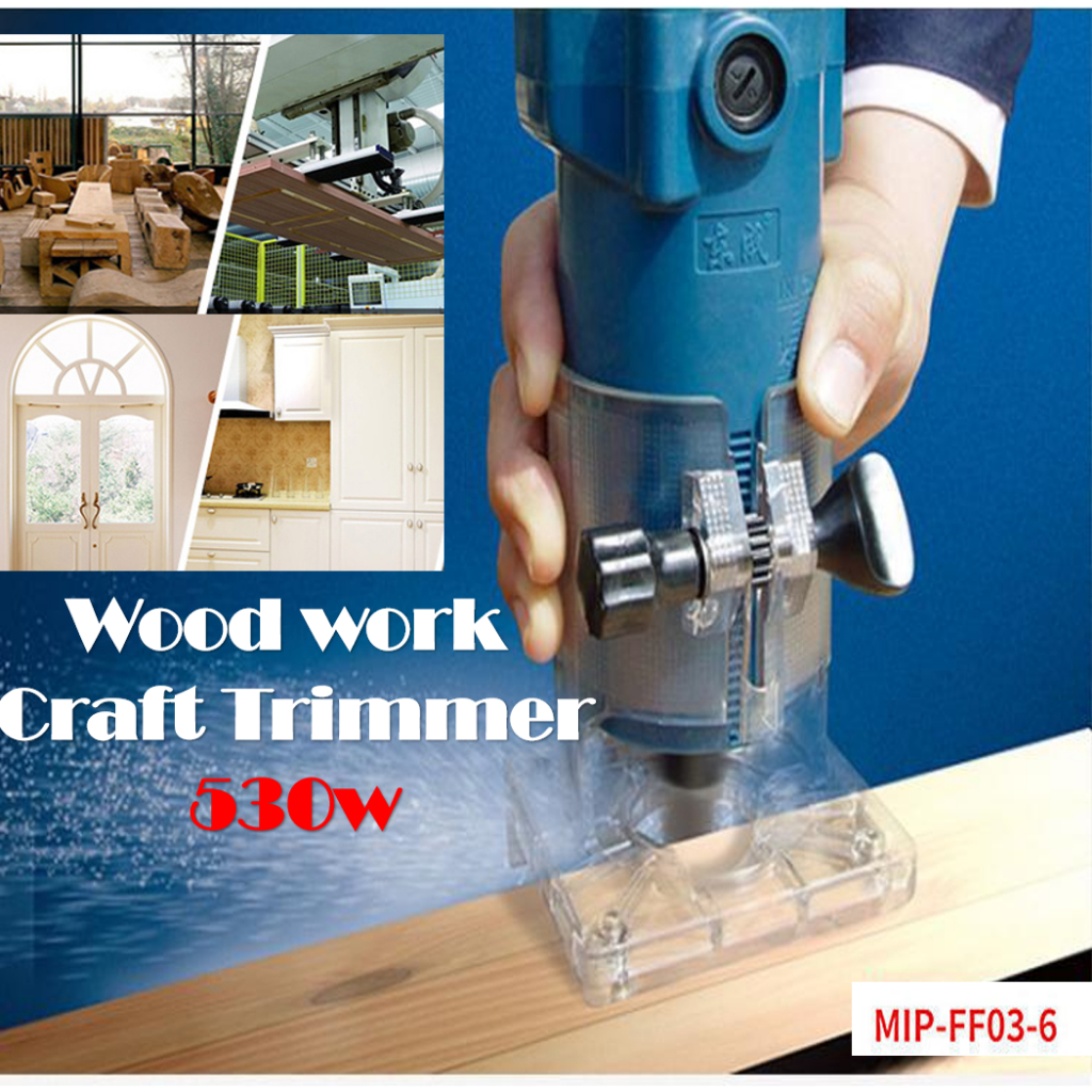 DONGCHENG DMP03-6 350W Wood Trimmer Router Machine Woodworking Power ...