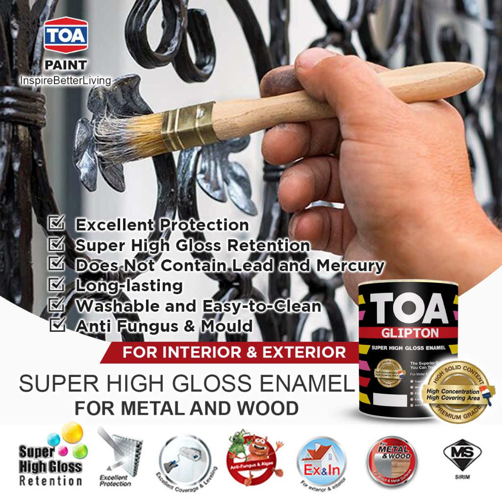 [NO.1 Enamel Paint] TOA Glipton Super High Gloss Multiple Surfaces