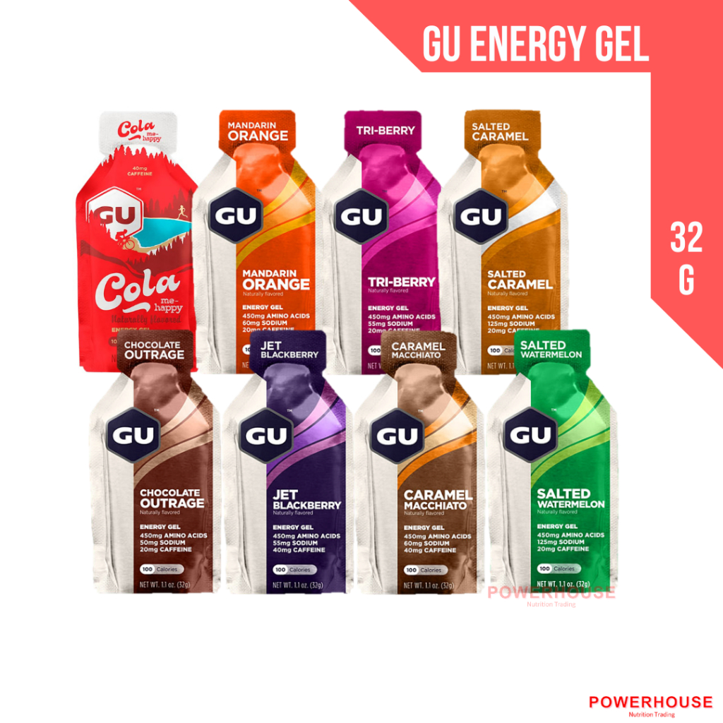[PROMO] GU Energy Gel Single Packet (32g) [Training, Amino Acids