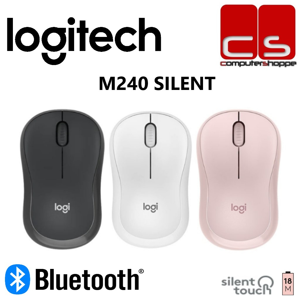 M240 Silent Bluetooth Mouse with Comfortable Shape