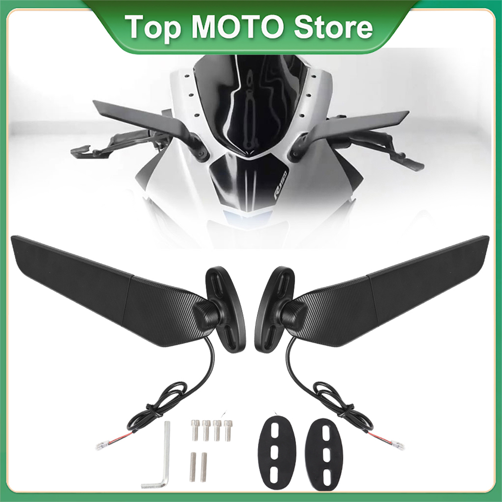 CBR R15 R25 R3 R6 R1 ZX10R Y15 XMAX LC135 NVX Motorcycle Winglet Rear ...