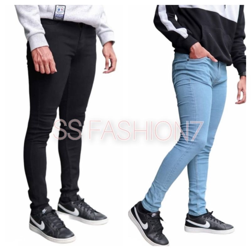 (Readystock)Skinny/Slimfit jens pants for Men&Unisex material.100%Denim ...