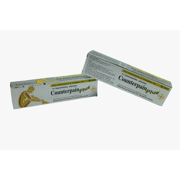 Counterpain Plus gel with analgesic effect, 50g from Thailand Shopee