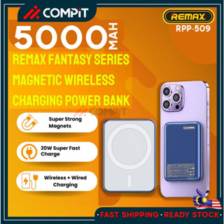 REMAX RPP-509 5000mAh PowerBank 20W PD+QC Magnetic Wireless Charging ...