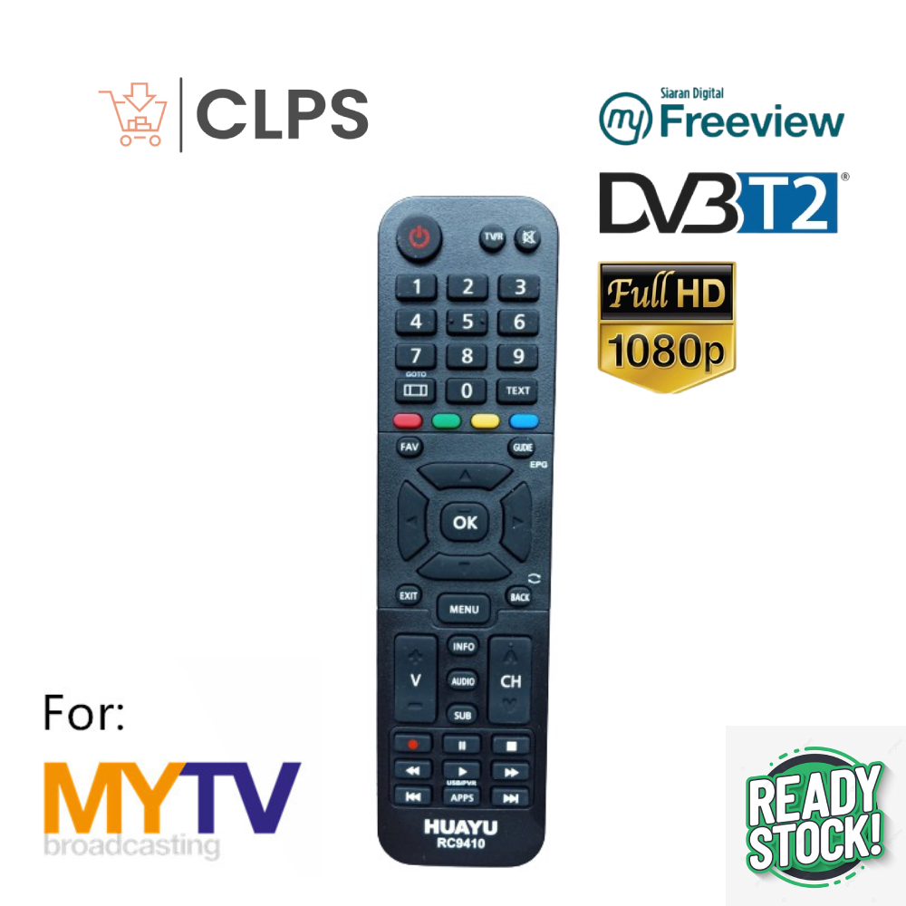 MYTV / DVB-T2 / DVBT2 /Remote Control myfreeview R/Control digital ...