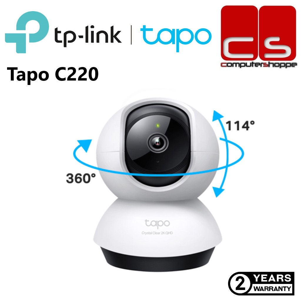 TP-LINK Tapo C220 Pan/Tilt Home Security Wi-Fi Camera - Computer  Peripherals - ShaShinKi