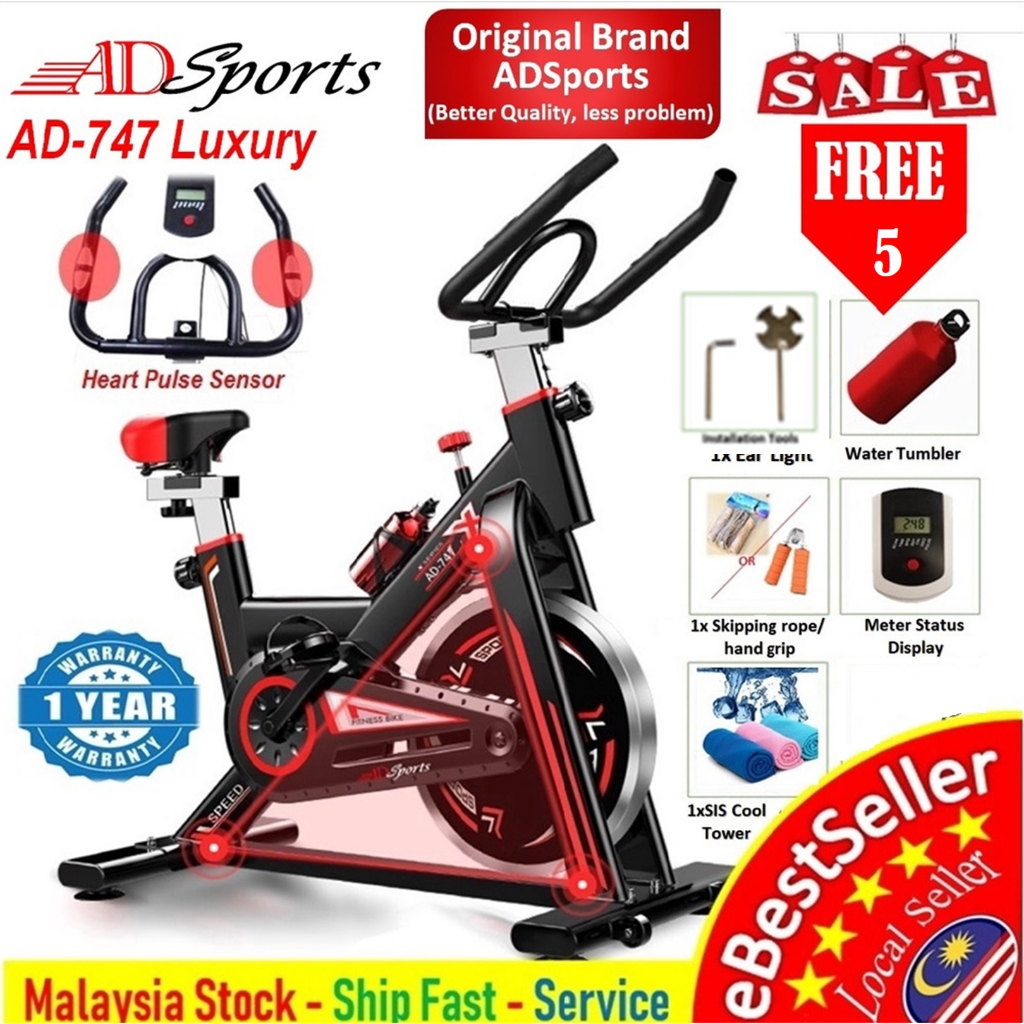 ADSports AD-747 / ADSports AD700 Premium Gym Fitness Home Spinning Bicycle Exercise Cycling Bike