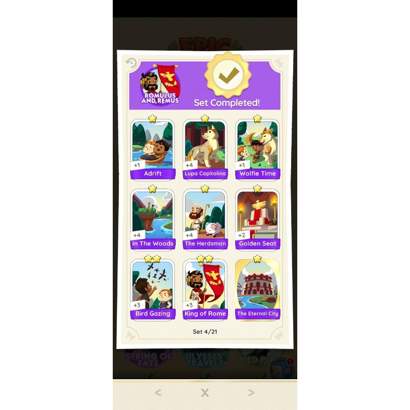 Romulus & Remus (Monopoly Go Sticker) | Shopee Malaysia