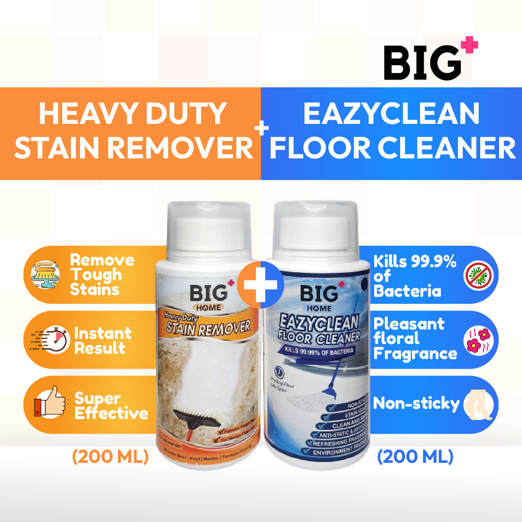 BIG+ EazyClean Floor Cleaner - Trial Pack (200ml) | Shopee Malaysia