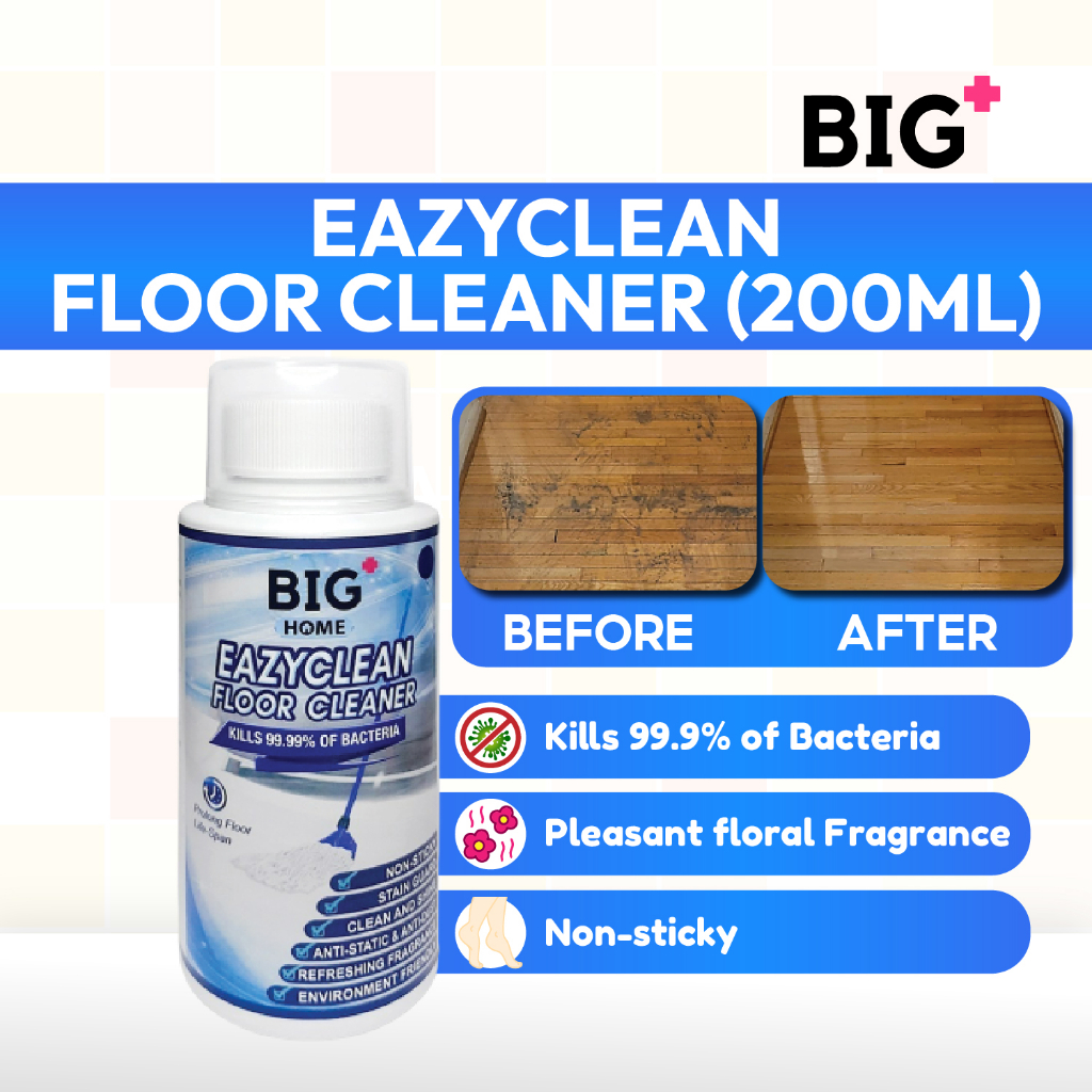 BIG+ EazyClean Floor Cleaner Liquid (200ml)Vinyl Flooring Tiles Cleaner