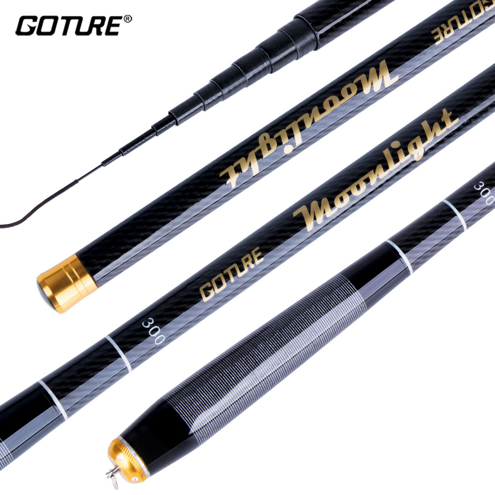 Goture Joran Pancing Moonlight Portable Fishing Rod High Carbon Hard ...