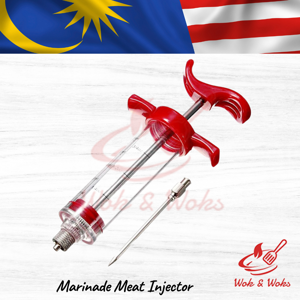 Kitchen Marinade Meat Injector / Penyuntik Daging Perap Dapur | Shopee ...