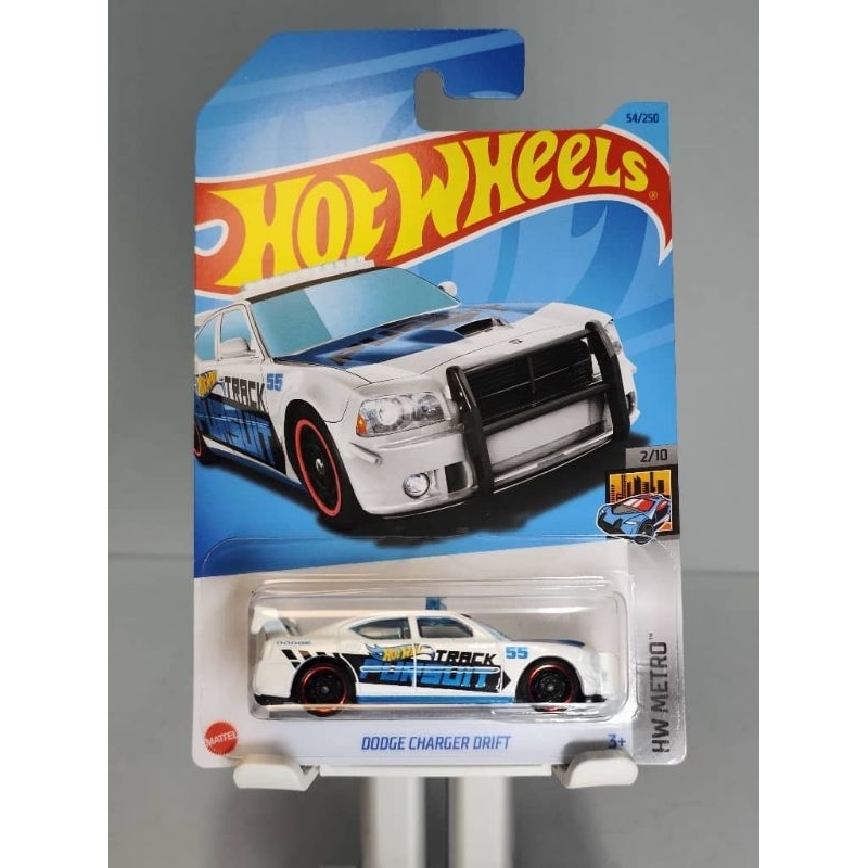 Hot Wheels Dodge Charger Drift White Police 54 250 2023 Hw Metro 2 10 Shopee Malaysia