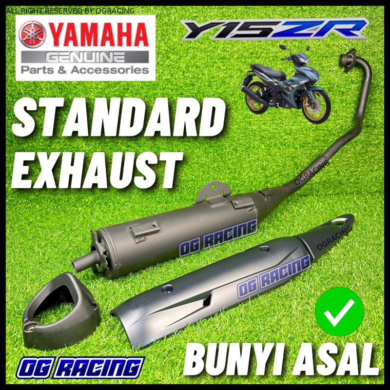 YAMAHA Y15ZR STANDARD EXHAUST MUFFLER PIPE/ Y15 STD EKZOS/ YAMAHA Y15