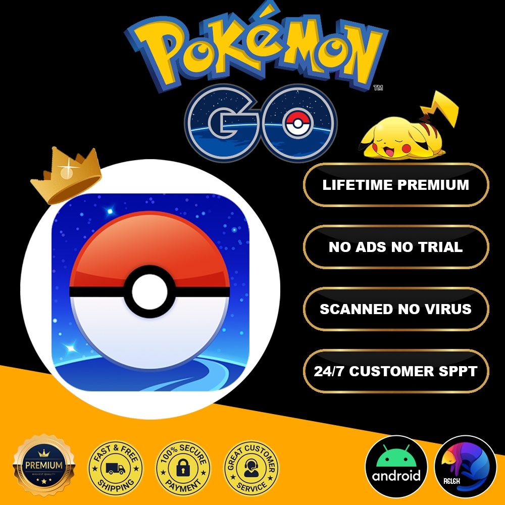 POKEMON GO PRO❤️PIKA PIKA❤️ Unlimited | Lifetime Premium | Android Games |  Shopee Malaysia