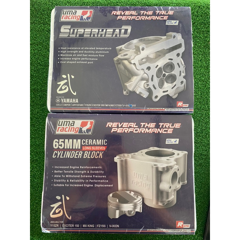Uma Racing Superhead Pro 22/25 Yamaha Y15 Lc135 FZ Block Uma 65mm ...