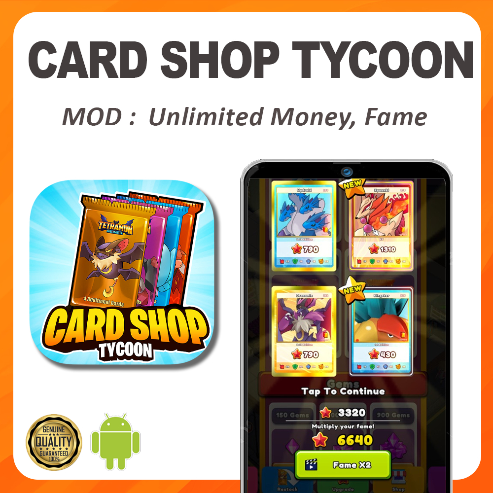 TCG Card Shop Tycoon Simulator MOD APK 📱[ LIFETIME PREMIUM]📱[NO VIRUS]📱