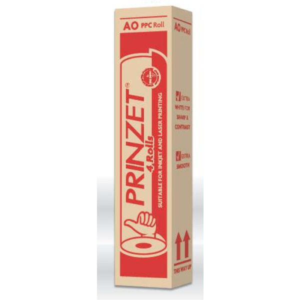 A1 Paper Roll / Plotter Paper / Plan Paper594mm x 50m x2'' Prinzet