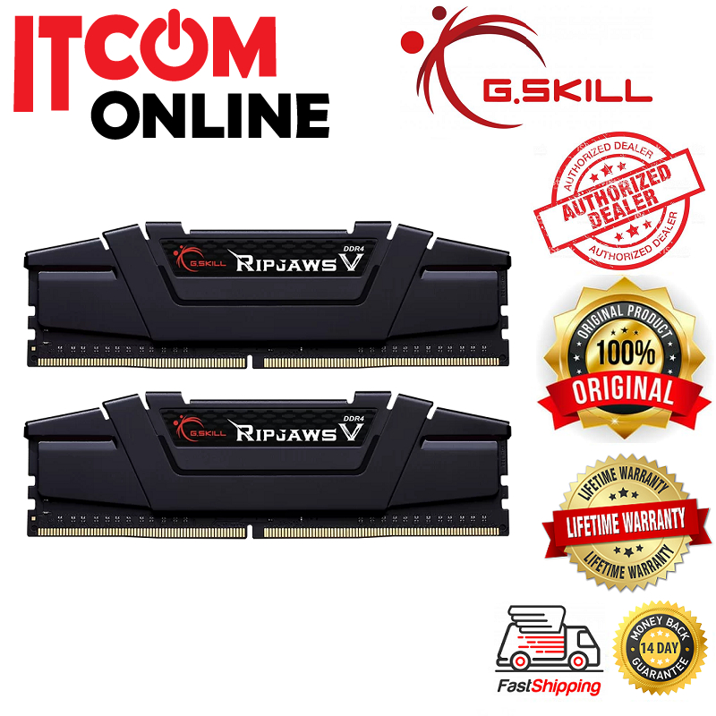 G.SKILL RIPJAWS V 8GB 16GB 32GB 64GB 3200MHZ 3600MHZ DDR4 DESKTOP RAM ...