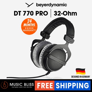 Beyerdynamic DT 990 PRO 250 Ohm Over-Ear Studio Headphones. Open  Construction, Wired with Wooden Headphone Holder